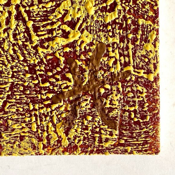 Digging Deep - Original Abstract Art Encaustic Wax Painting 8x10in Home Decor - Picture 5 of 12